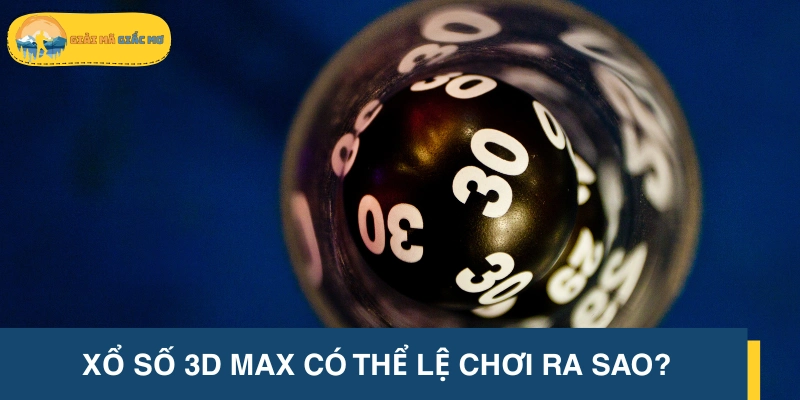 Thể lệ chơi vô cùng dễ hiểu với xổ số 3D Max
