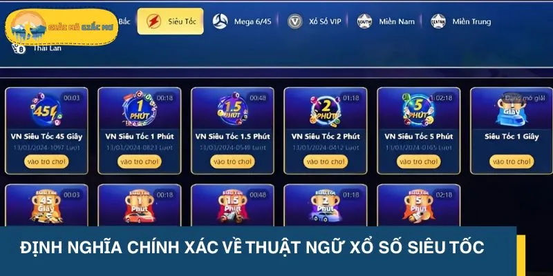 Xổ số siêu tốc quay thưởng liên tục từ 1 giây đến 5 phút/lần