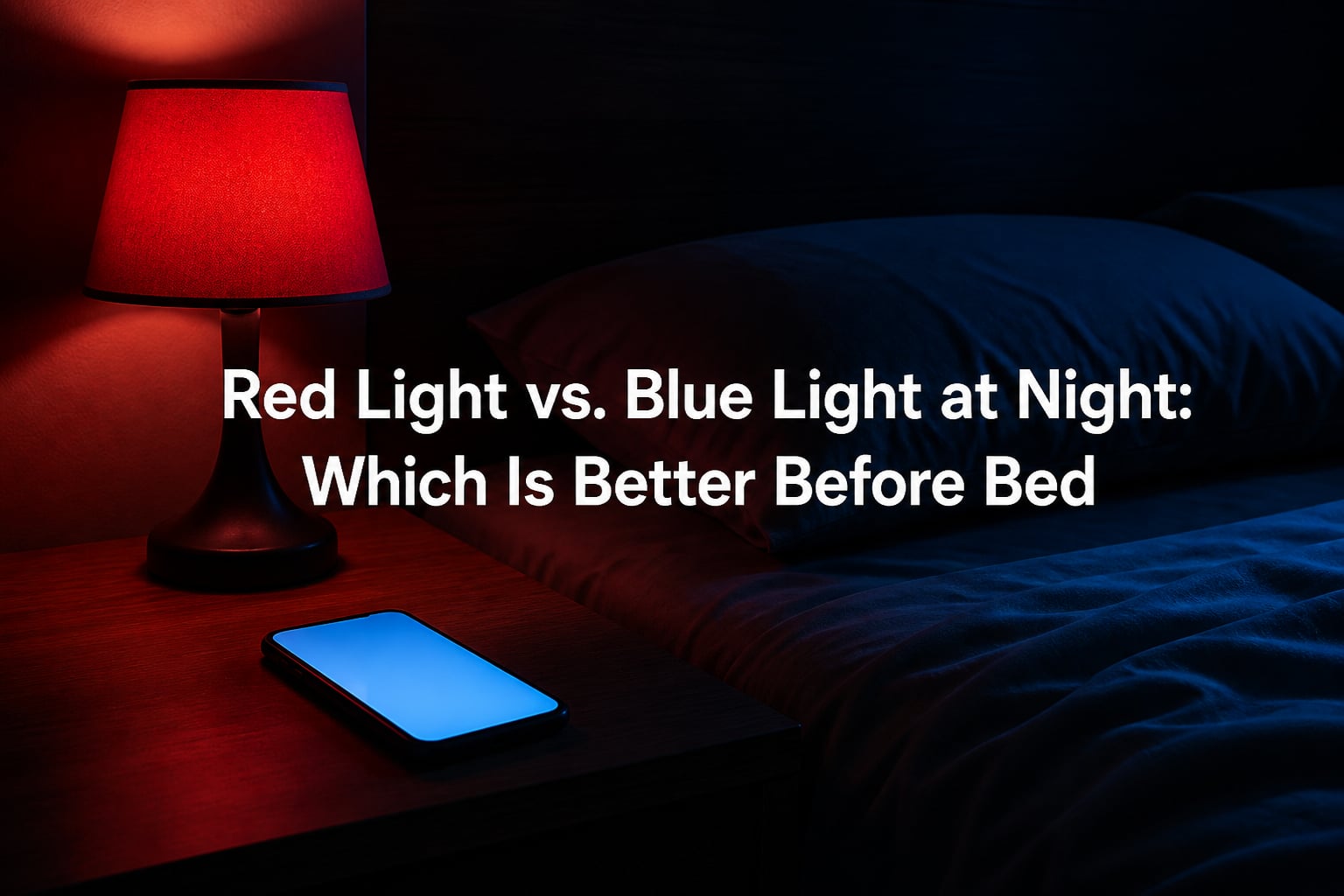 Red Light vs. Blue Light at Night: Which Is Better Before Bed