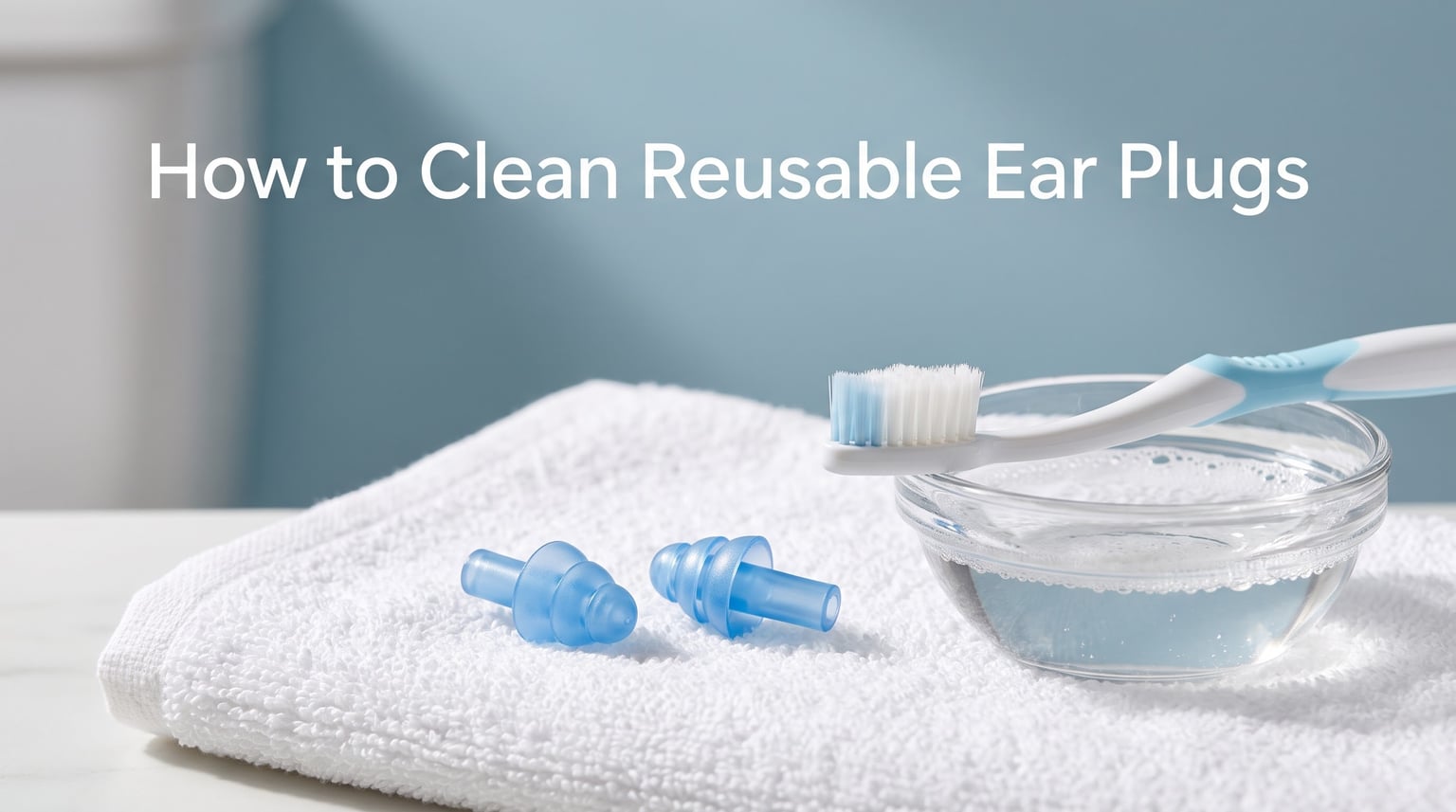 How to Clean Reusable Ear Plugs