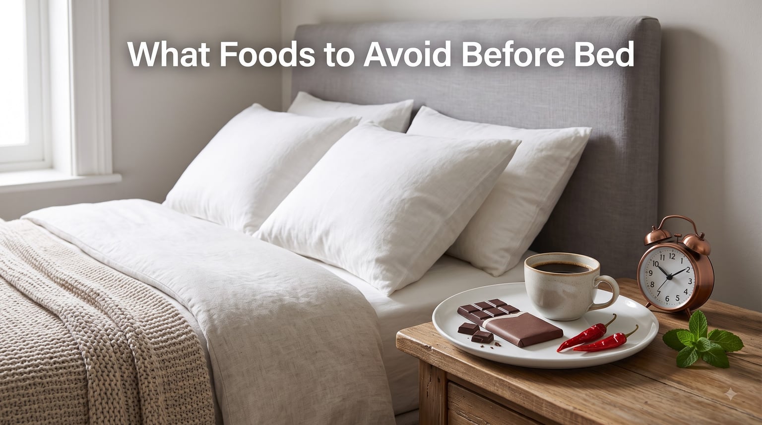 What Foods to Avoid Before Bed