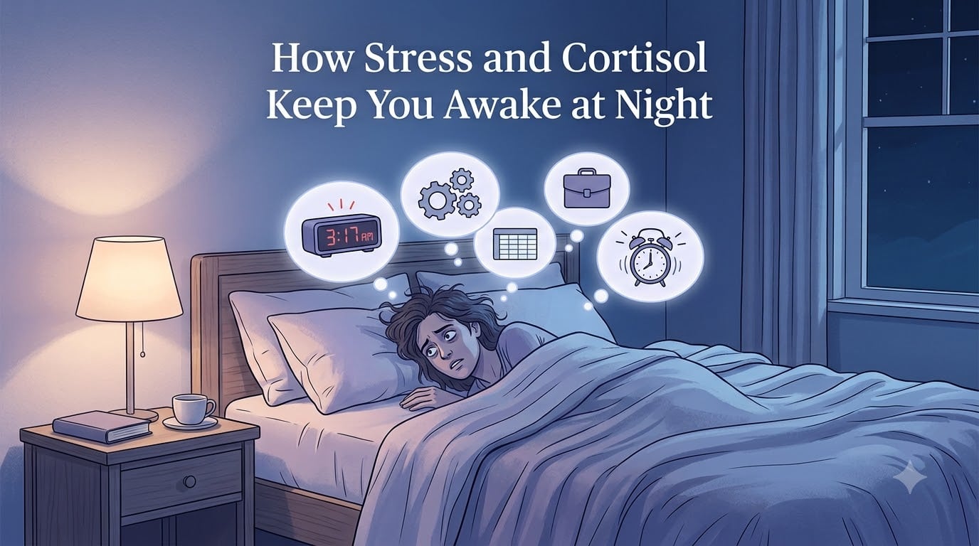 How Stress and Cortisol Keep You Awake at Night