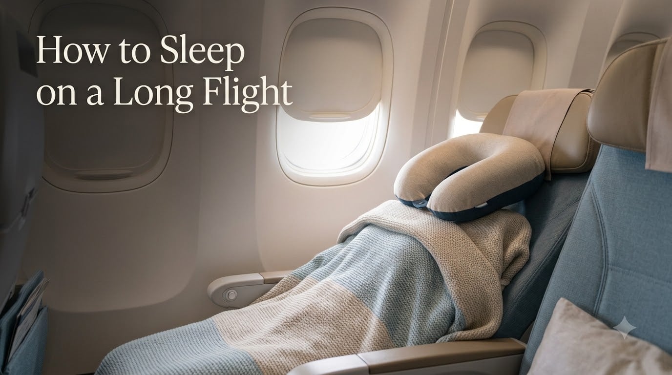 How to Sleep on a Long Flight