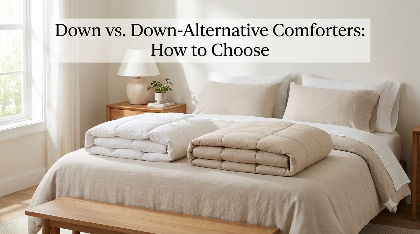 Down vs. Down-Alternative Comforters: How to Choose