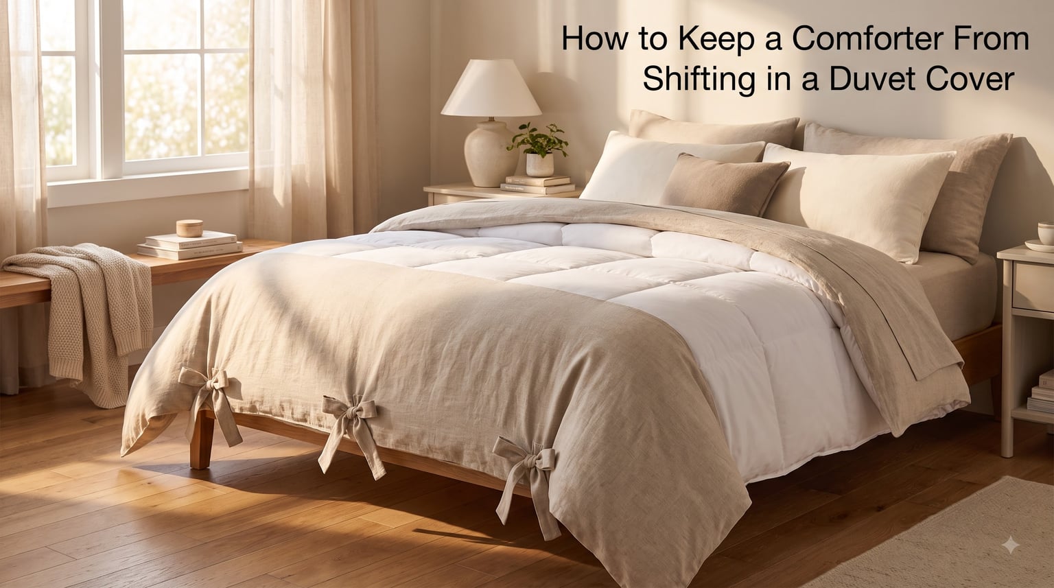 How to Keep a Comforter From Shifting in a Duvet Cover