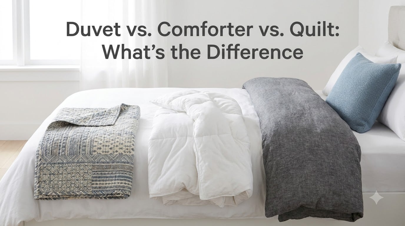 Duvet vs. Comforter vs. Quilt: What's the Difference