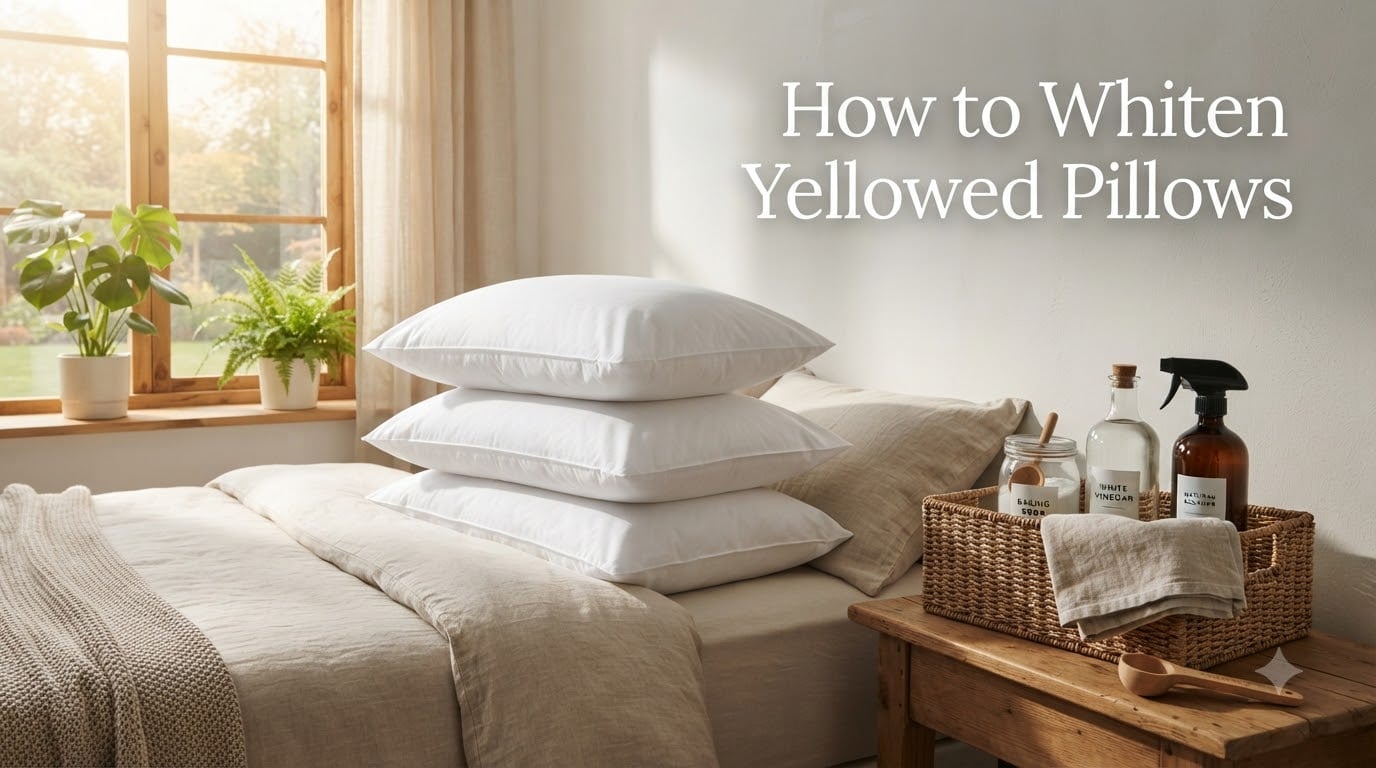 How to Whiten Yellowed Pillows