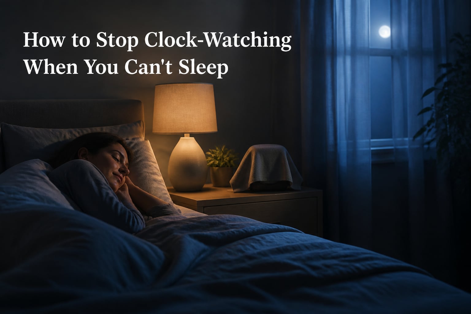 How to Stop Clock-Watching When You Can't Sleep