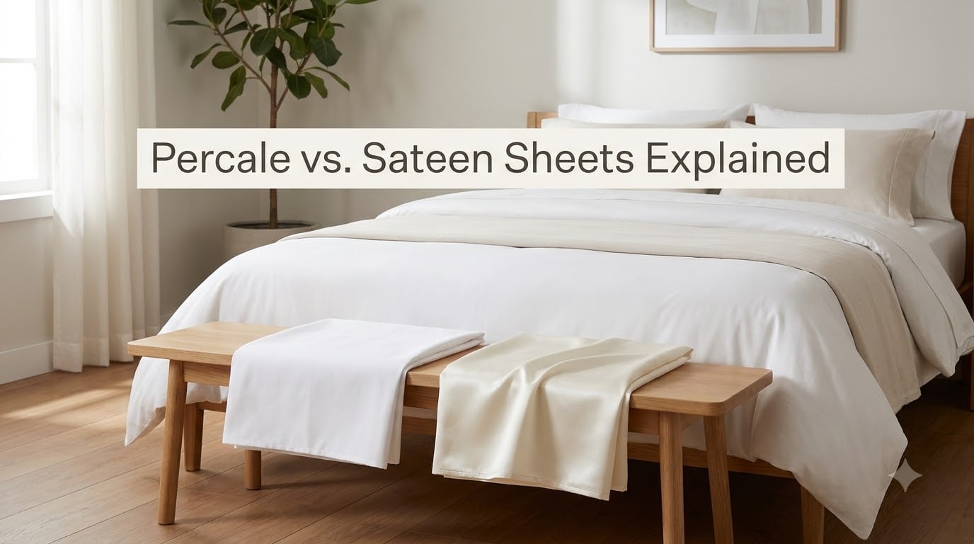 Percale vs. Sateen Sheets Explained