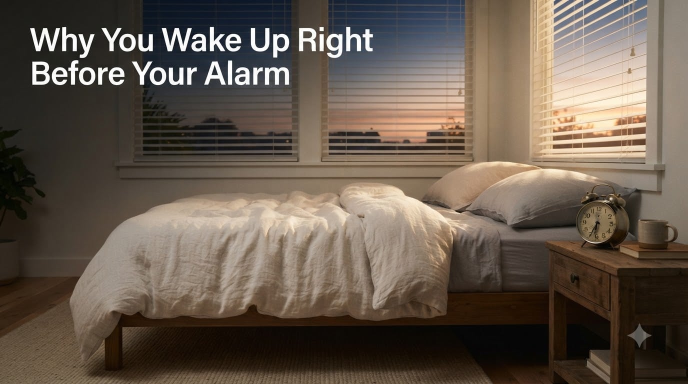 Why You Wake Up Right Before Your Alarm