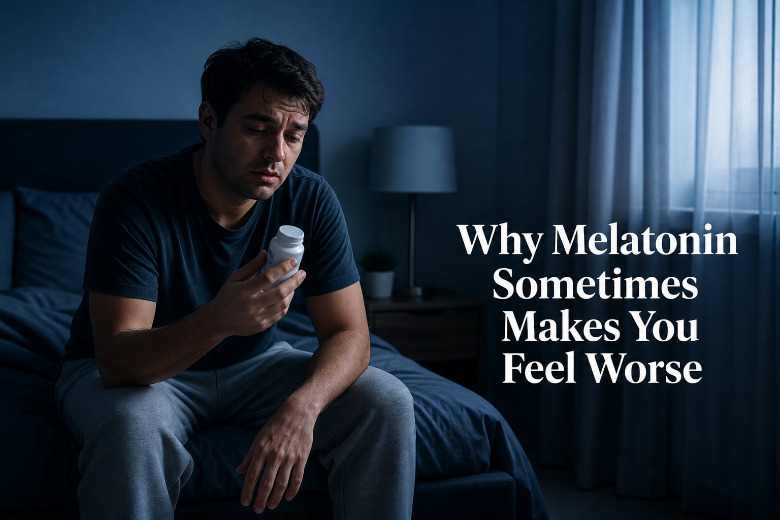 Why Melatonin Sometimes Makes You Feel Worse
