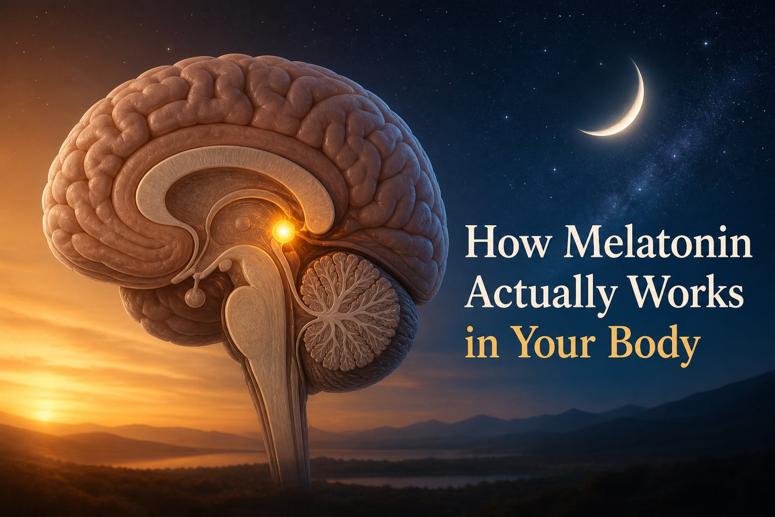 How Melatonin Actually Works in Your Body