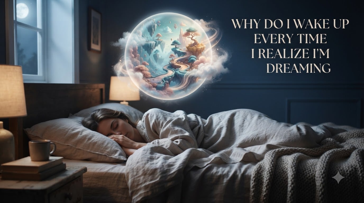 Why Do I Wake Up Every Time I Realize I'm Dreaming