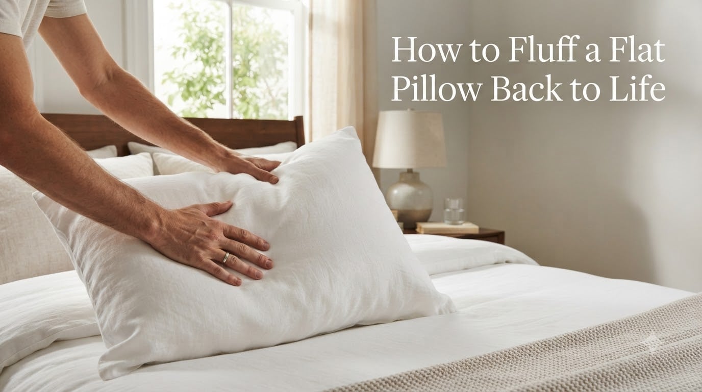 How to Fluff a Flat Pillow Back to Life