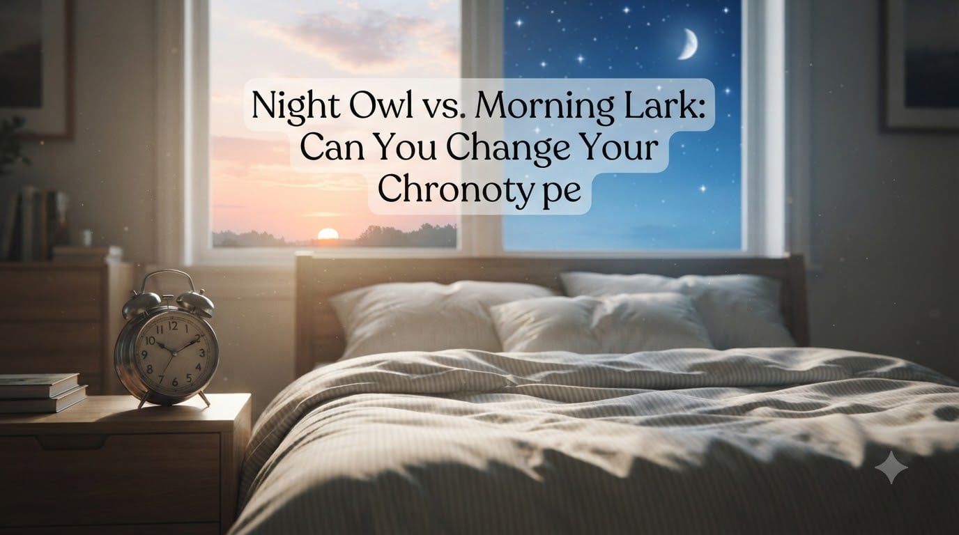 Night Owl vs. Morning Lark: Can You Change Your Chronotype