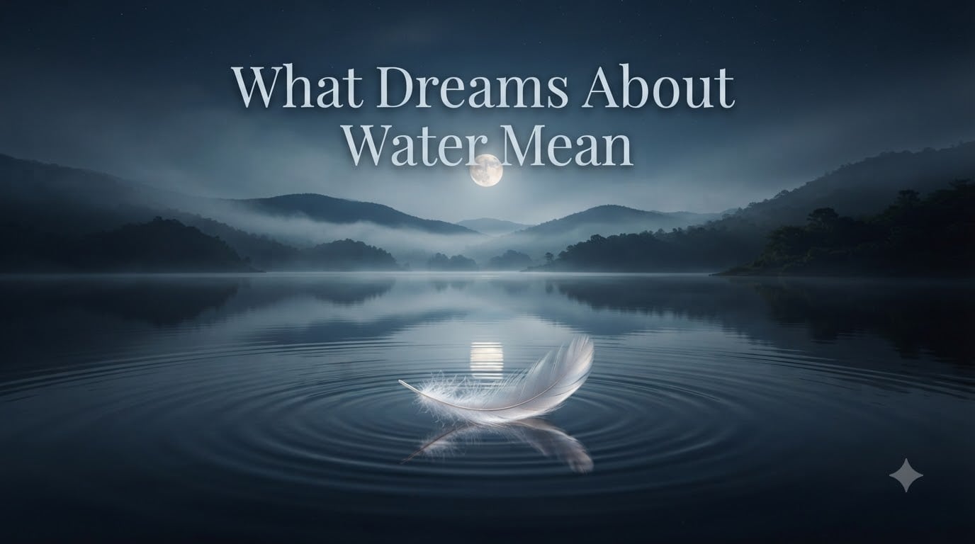 What Dreams About Water Mean